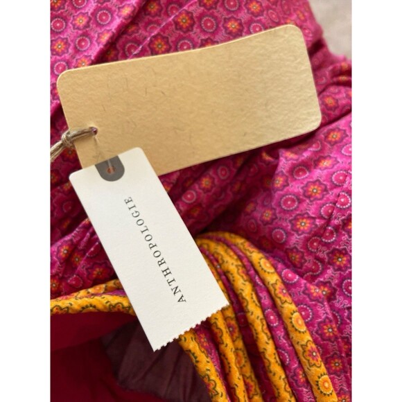 Anthropologie Woman’s Dress Let Me Be Swing Sz Medium Tunic Pink Vacation Casual - Picture 10 of 11